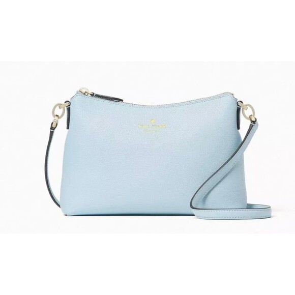 kate spade Handbags - New Kate Spade Bailey Leather Crossbody bag Frosty Sky